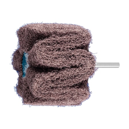 Pferd 3" x 2" POLINOX Mtd. Flap Wheel - 1/4" Shank - PNG Type - A/O 100 Grit 46236